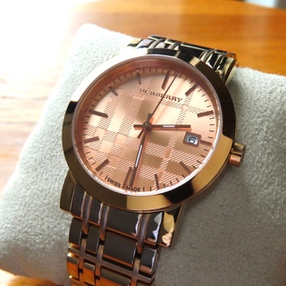 バーバリー(BURBERRY)の美品 BU1864 BURBERRY バーバリー 時計 ピンクゴールドカラー(腕時計(アナログ))