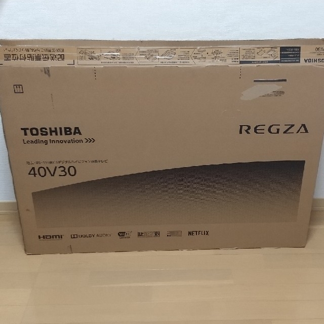 【美品】東芝 40V型フルハイビジョン液晶テレビ REGZA 40V30