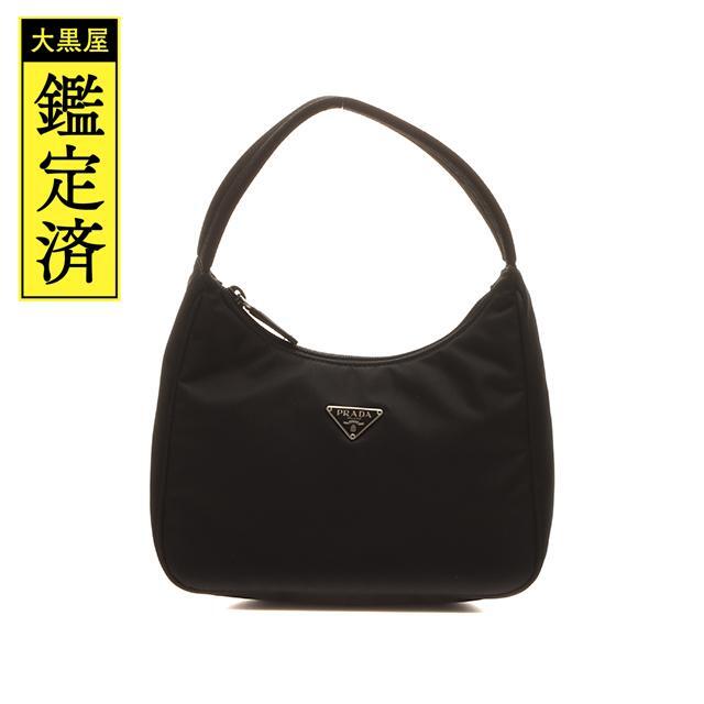 美品 プラダ(PRADA) MV519 カード付 ミニ ショルダー ハンドバッグ eva