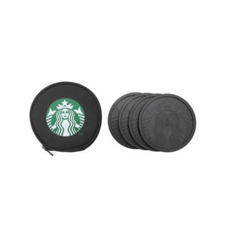 スターバックスコーヒー(Starbucks Coffee)のスタバ　リサイクルコースター4P＆ケース(テーブル用品)