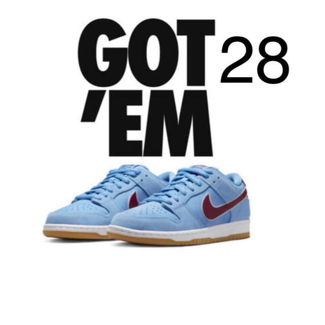 Nike SB Dunk Low Pro Phillies Valor Blue新品未使用付属品