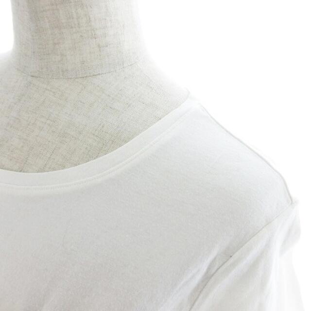 UNTITLED(アンタイトル)のアンタイトル Tシャツ カットソー 半袖 クルーネック プリント 2 白 黒 レディースのトップス(Tシャツ(半袖/袖なし))の商品写真