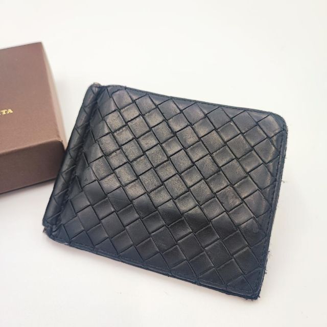 レディース Bottega イントレチャート レザー カード 名刺 黒の通販 by