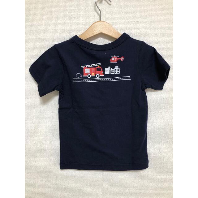 motherways(マザウェイズ)の新品☆マザウェイズ☆綿100 半袖Tシャツ☆110 2点  ミキハウス 車 電車 キッズ/ベビー/マタニティのキッズ服男の子用(90cm~)(Tシャツ/カットソー)の商品写真