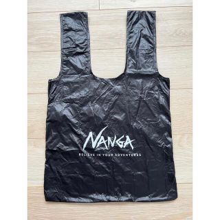 ナンガ(NANGA)の【新品未使用】NANGA ナンガ ポケッタブル エコバッグ★ブラック(エコバッグ)