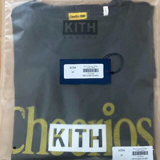 KITH ロンT Cheerios Vintage L/S Tee 黒 Mサイズ メンズのトップス(Tシャツ/カットソー(七分/長袖))の商品写真