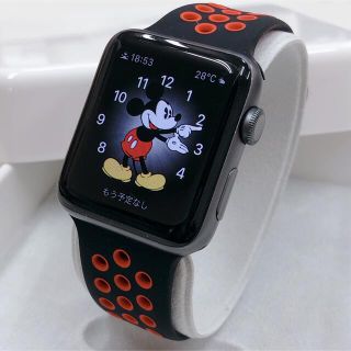 アップルウォッチ(Apple Watch)のApple Watch series2 グレー アルミニウム アップルウォッチ(腕時計(デジタル))