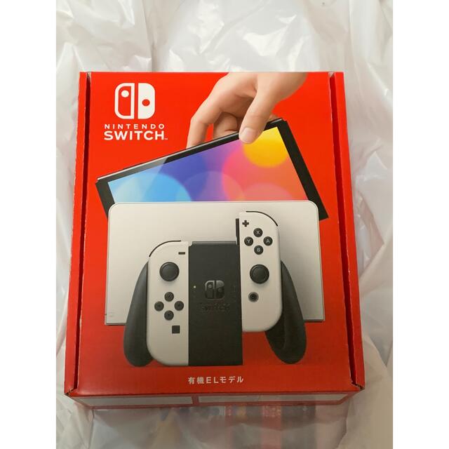新品未開封☆NintendoSwitch有機ELホワイト 店舗印 メーカー保証有 新品未開封☆NintendoSwitch有機ELホワイト 店舗印 メーカー保証有