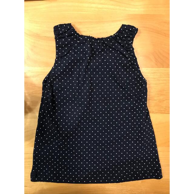 AEON(イオン)の新品　ノースリーブ　トップス キッズ/ベビー/マタニティのキッズ服女の子用(90cm~)(Tシャツ/カットソー)の商品写真