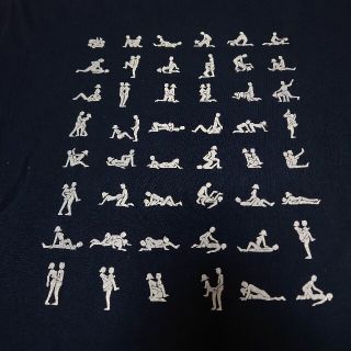 ALSTYLE Tシャツ 48手 ネイビー　アルスタイル　エロT(Tシャツ/カットソー(半袖/袖なし))