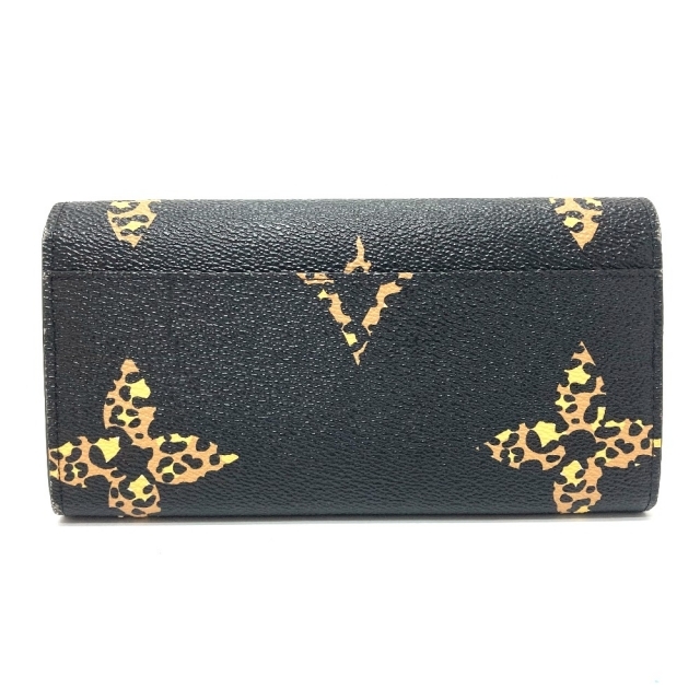 ルイヴィトン LOUIS VUITTON ポルトフォイユ サラ M67875 モノグラムジャングル 2つ折り 長財布 モノグラムキャンバス ブラック