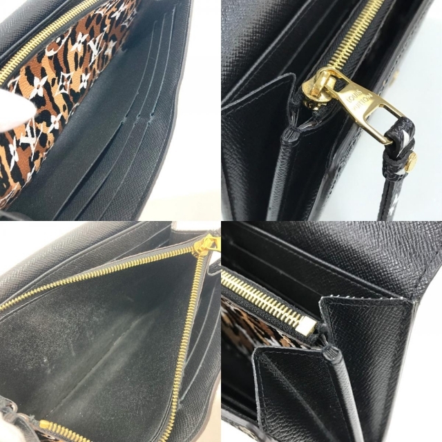 ルイヴィトン LOUIS VUITTON ポルトフォイユ サラ M67875 モノグラムジャングル 2つ折り 長財布 モノグラムキャンバス ブラック - 8