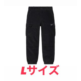 Supreme/Nike Arc Corduroy Cargo Pant 黒 L(ワークパンツ/カーゴパンツ)