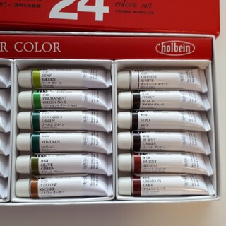 ホルベイン 透明水彩絵具 24色 新品未使用の通販 by ありんこ's shop 