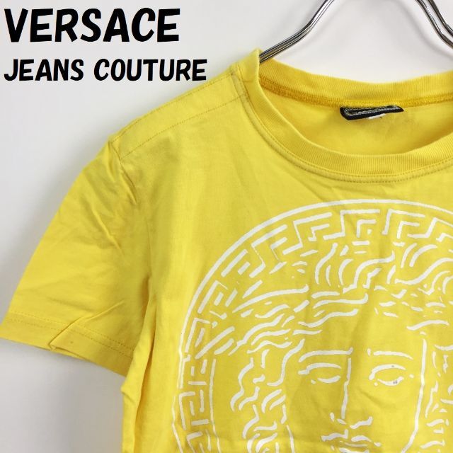 VERSACE(ヴェルサーチ)のヴェルサーチェ ジーンズ クチュール ロゴ 半袖Tシャツ XS レディース レディースのトップス(Tシャツ(半袖/袖なし))の商品写真