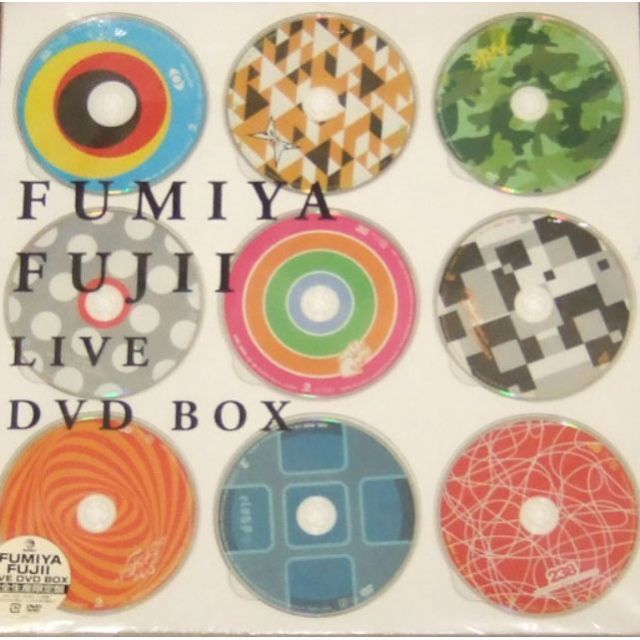 新品 藤井フミヤ FUMIYA FUJII LIVE DVD BOX