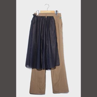 22SS kolor 22SCL-P02112 デタッチャブルスカート パンツ