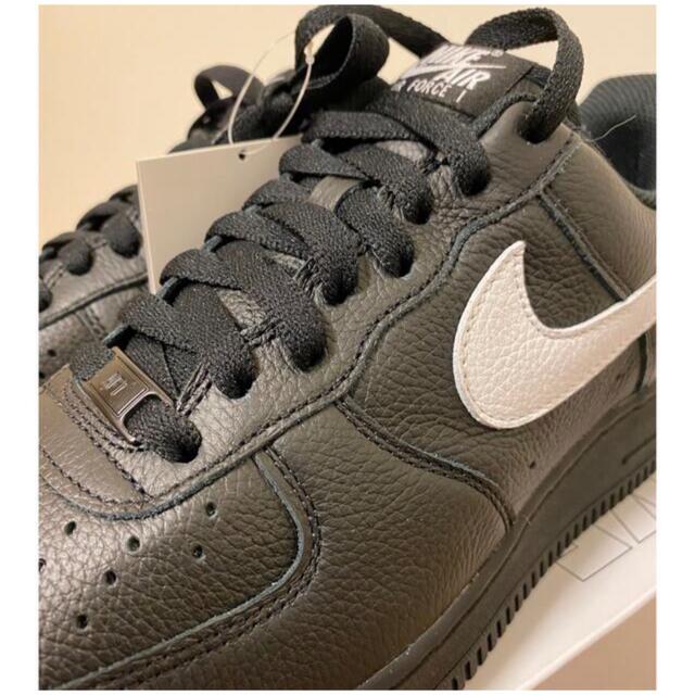 NIKE - NIKE AIR FORCE 1 BLACK／WHITE Leatherの通販 by TETRA's shop ...