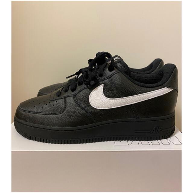 NIKE - NIKE AIR FORCE 1 BLACK／WHITE Leatherの通販 by TETRA's shop ...