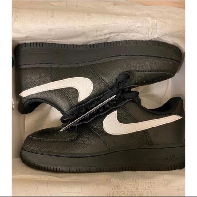 NIKE - NIKE AIR FORCE 1 BLACK／WHITE Leatherの通販 by TETRA's shop ...