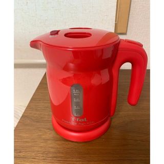 ティファール(T-fal)のティファール 電気ケトル 0.8L コーラルレッド(電気ケトル)