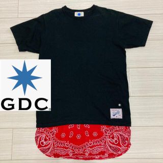 ジーディーシー(GDC)のレア◆GDC ジーディーシー◆ペイズリー レイヤードッキング バンダナ Tシャツ(Tシャツ/カットソー(半袖/袖なし))