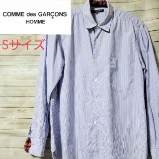 コムデギャルソン(COMME des GARCONS)のCOMME des GARÇONS HOMME ストライプシャツ 切り替え S(シャツ)