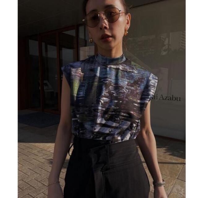 Ameri VINTAGE - 週末限定値下げ!MEDI PRINT LAYERED SHEER SET TOPの