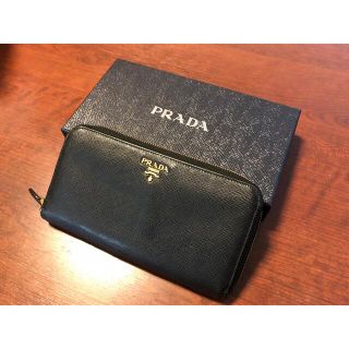 プラダ(PRADA)のPRADA プラダ 長財布　 1ML506 ブラック　VAR.01(財布)