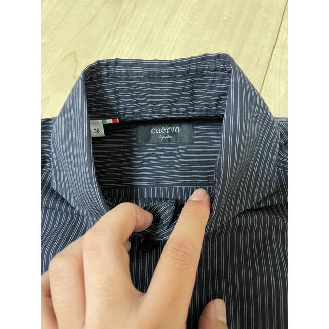 cuervo bopoha (クエルボ ヴァローナ)NAVYSTRIPE シャツ | www