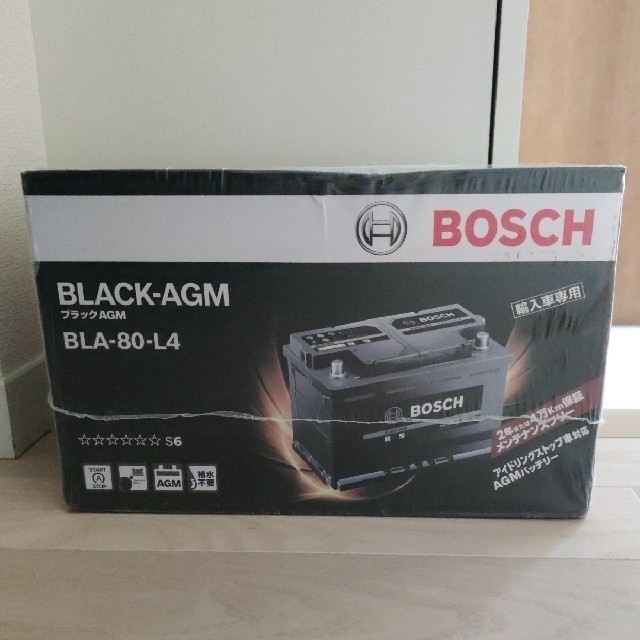 BOSCH  BLACK−AGM　　 BLA−80−L4　バッテリー　新品未開封