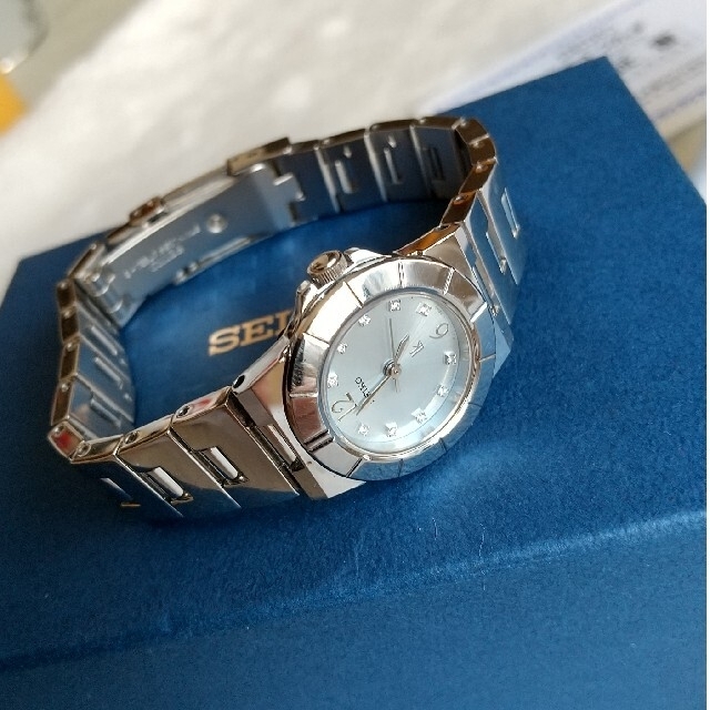 SEIKO - セイコールキア 10Pダイヤ レディースクォーツの通販 by SEIKO - セイコールキア 10Pダイヤ レディースクォーツの通販 by