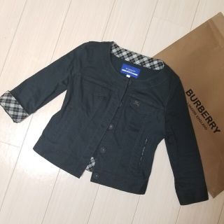 バーバリーブルーレーベル(BURBERRY BLUE LABEL)の定価3万円■正規BURBERRY　BLUE LABEL■秋春ジャケット　36(テーラードジャケット)