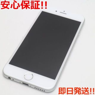 アイフォーン(iPhone)の美品 au iPhone6 16GB シルバー 白ロム(スマートフォン本体)