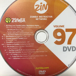 ズンバ(Zumba)のズンバ　ZIN97  DVD(スポーツ/フィットネス)
