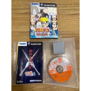 ニンテンドーゲームキューブ(ニンテンドーゲームキューブ)のNARUTO激闘忍者大戦3（メモリーカード付き）(家庭用ゲームソフト)