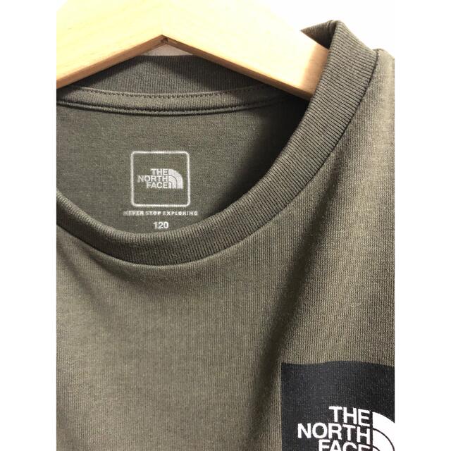 THE NORTH FACE(ザノースフェイス)のノースフェイスキッズ🌈　限定カラーTシャツ　美品✨ キッズ/ベビー/マタニティのキッズ服男の子用(90cm~)(Tシャツ/カットソー)の商品写真