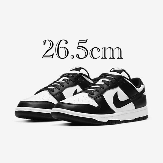 黒タグ商品状態NIKE DUNK LOW RETRO WHITE/BLACK 26.5cm