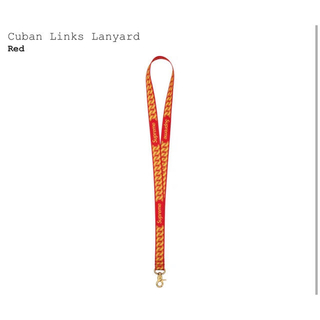 Supreme - Supreme Cuban Links Lanyard (red)