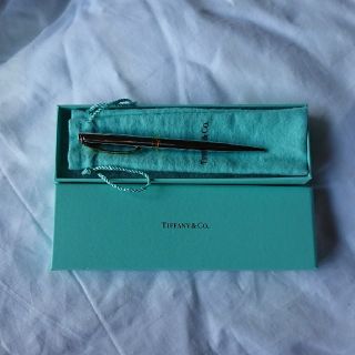 ティファニー(Tiffany & Co.)の【TIFFANY&Co.】ティファニー★シルバー&ゴールド色★ボールペン(美品)(ペン/マーカー)