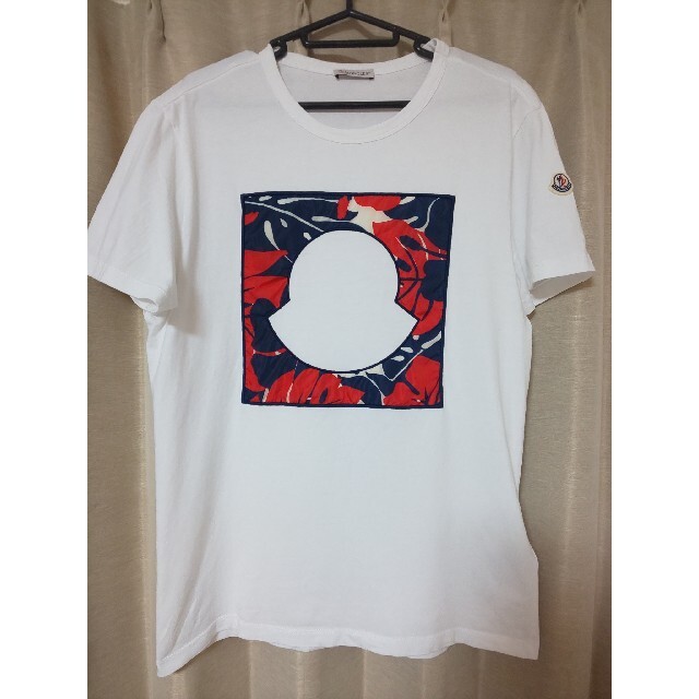 美品 国内正規品 モンクレール MONCLER Tシャツ 半袖 Mサイズ 白