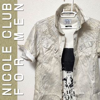 ニコルクラブフォーメン(NICOLE CLUB FOR MEN)のNICOLE CLUB FOR MEN ニコルクラブフォーメン 半袖 シャツ(シャツ)