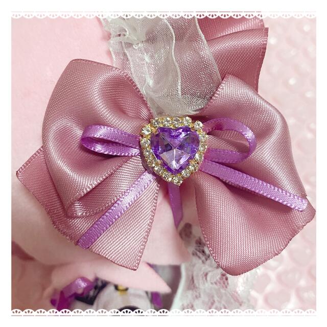 ②16cmぬいサイズ ボンネット(ヘッドドレス)・スタイ 赤ちゃん ②16cmぬいサイズ ボンネット(ヘッドドレス)・スタイ 赤ちゃん