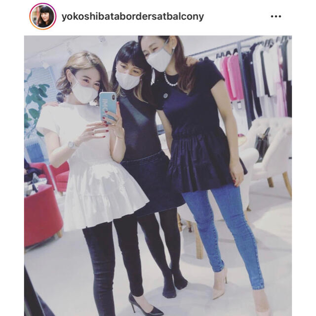 によるシワ】 BORDERS at BALCONY - BORDERS at BALCONY シャツ 今月中値下げします ジャガードラメトップス ボーダーズアットバルコニー Tシャツ/カットソー(半袖/袖なし)