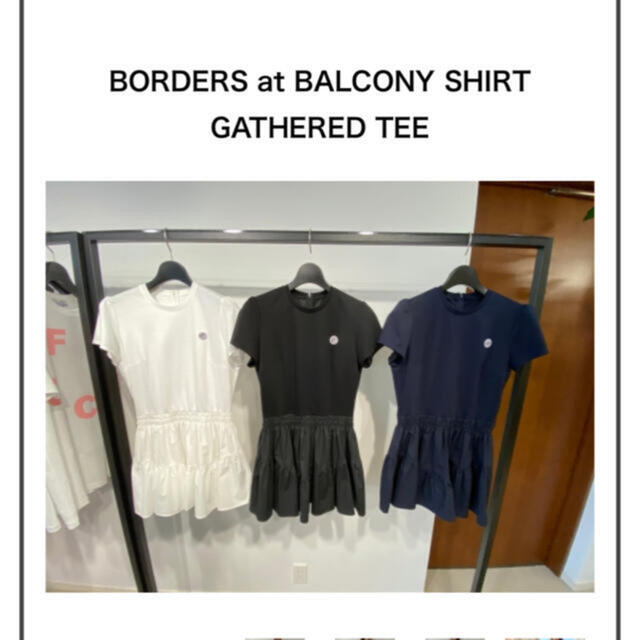 タグ付き新品36BORDERS at BALCONY BOWTIE BLOUSE-