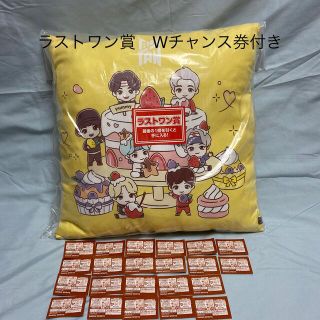 バンダイ(BANDAI)のタイニータン一番くじ　BTSラストワン賞　Wチャンス券22枚付き(アイドルグッズ)