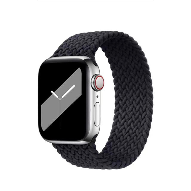 Apple Watch(アップルウォッチ)のブレイデッドソロループ アップルウォッチ バンド メンズの時計(ラバーベルト)の商品写真