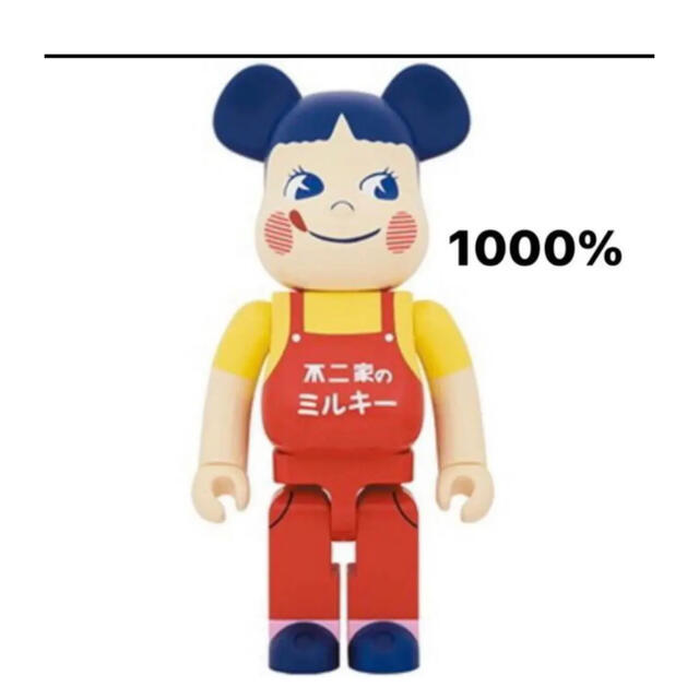 エンタメ/ホビーBE＠RBRICK★ホーロー看板 ペコちゃん 1000％　ベアブリック　新品