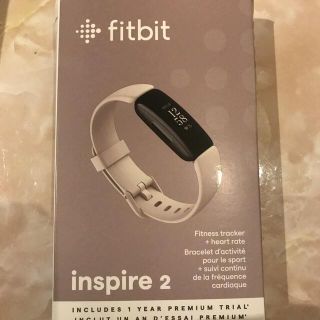 Fitbit Inspire2 Fitness Tracker  White(腕時計(デジタル))