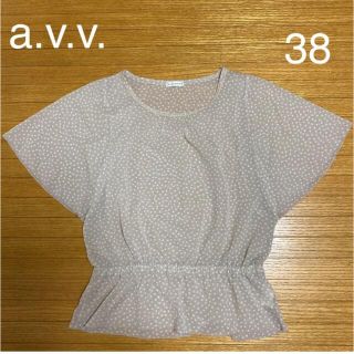 アーヴェヴェ(a.v.v)のa.v.vトップス 38(カットソー(半袖/袖なし))